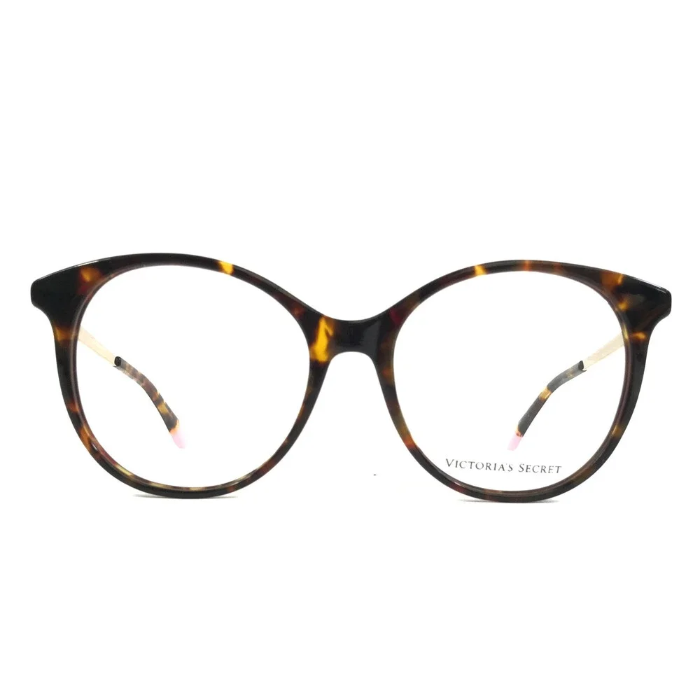 Victoria's Secret Eyeglasses Frames VS5004 052 Tortoise Gold Round 53-17-140